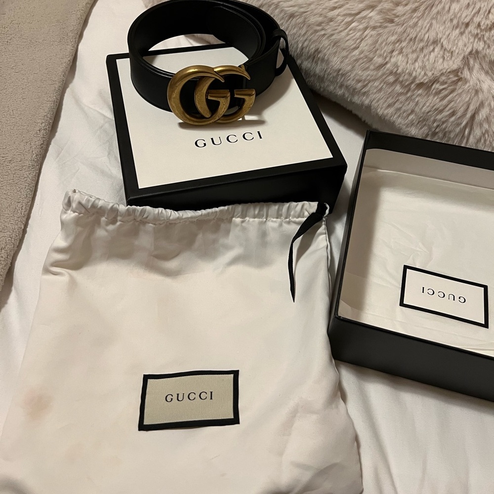 Black Gucci Belt